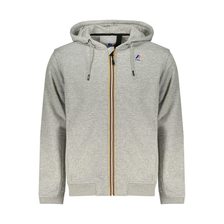 K-WAY Gray Polyester Men Sweatshirt