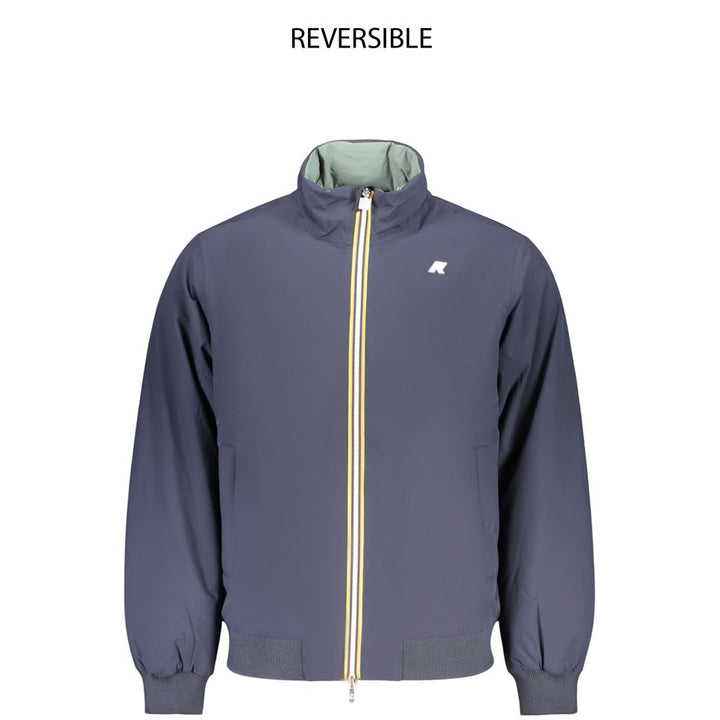 K-WAY Blue Polyamide Men's Jacket