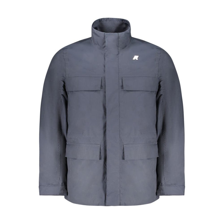 K-WAY Blue Polyester Men's Jacket