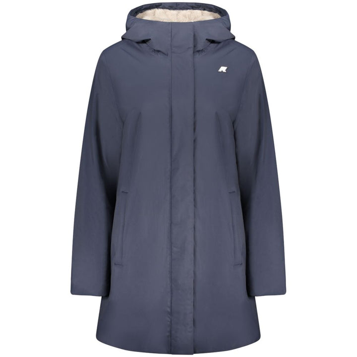K-WAY Blue Nylon Women's Jacket