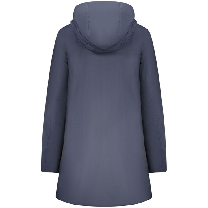 K-WAY Blue Nylon Women's Jacket