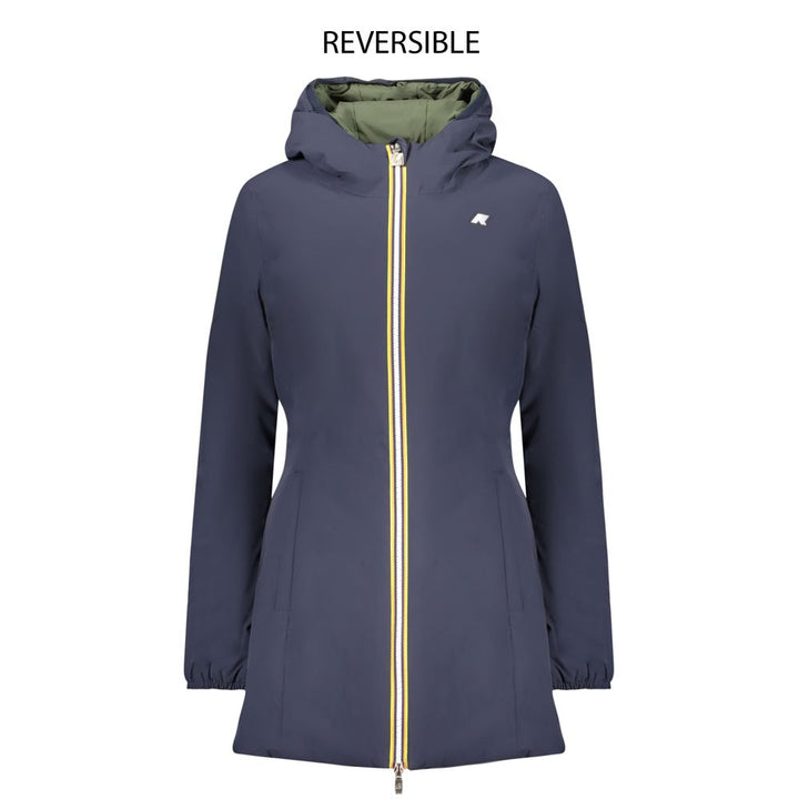 K-WAY Blue Nylon Women's Jacket