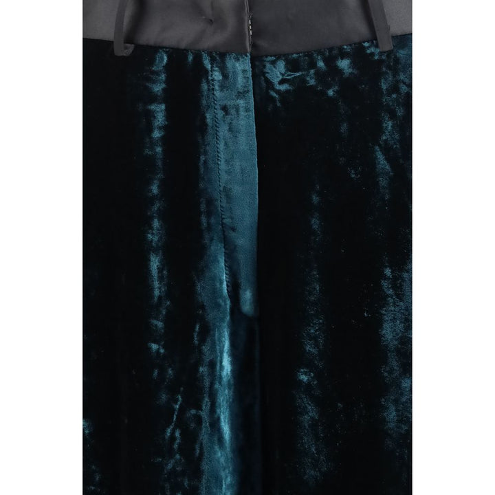 Forte_Forte Bicolor Viscose Dress Pants
