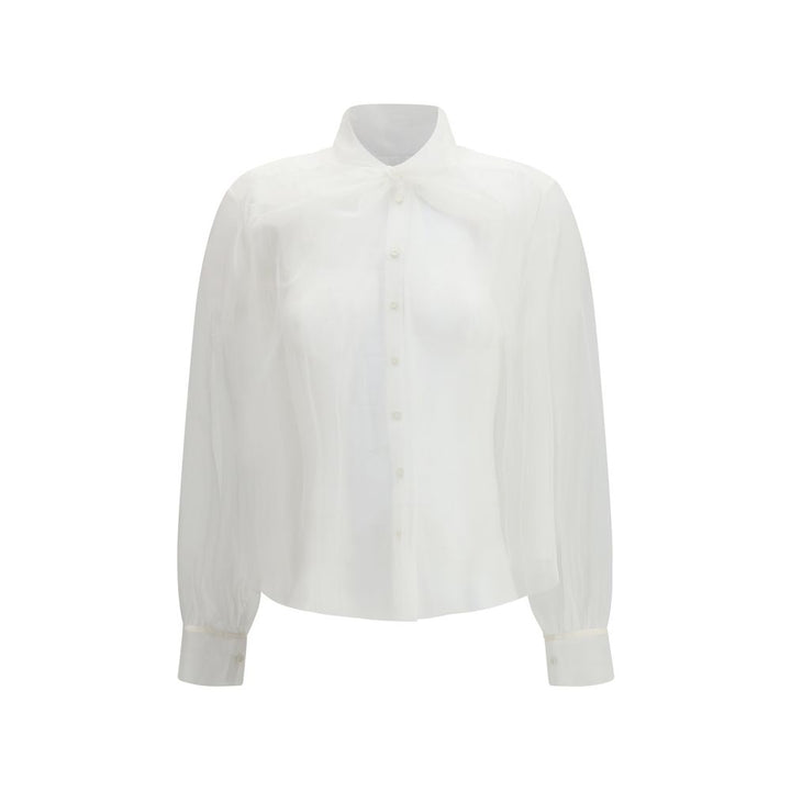 Forte_Forte White Polyester Shirt