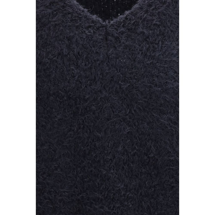 Dolce & Gabbana Blue Marabou Sweatshirt