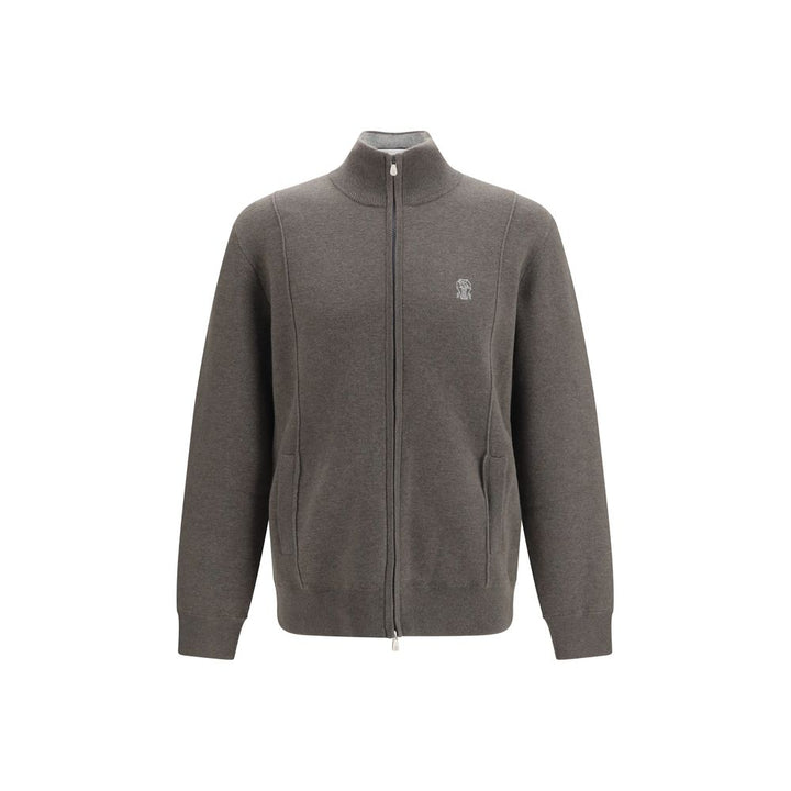 Brunello Cucinelli Bicolor Cashmere Hoodie