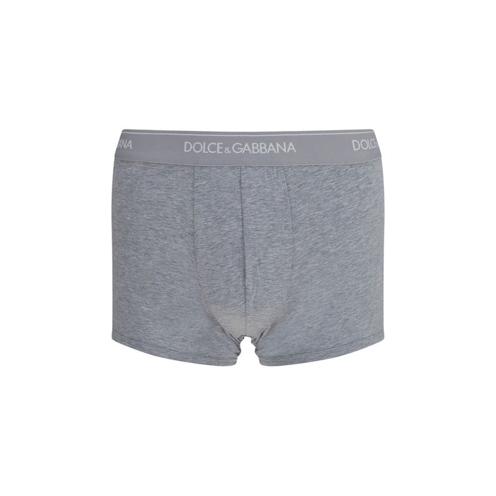 Dolce & Gabbana Gray Cotton Boxers