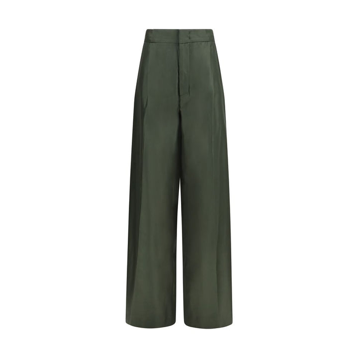 SA SU PHI Bicolor Silk Casual Pants