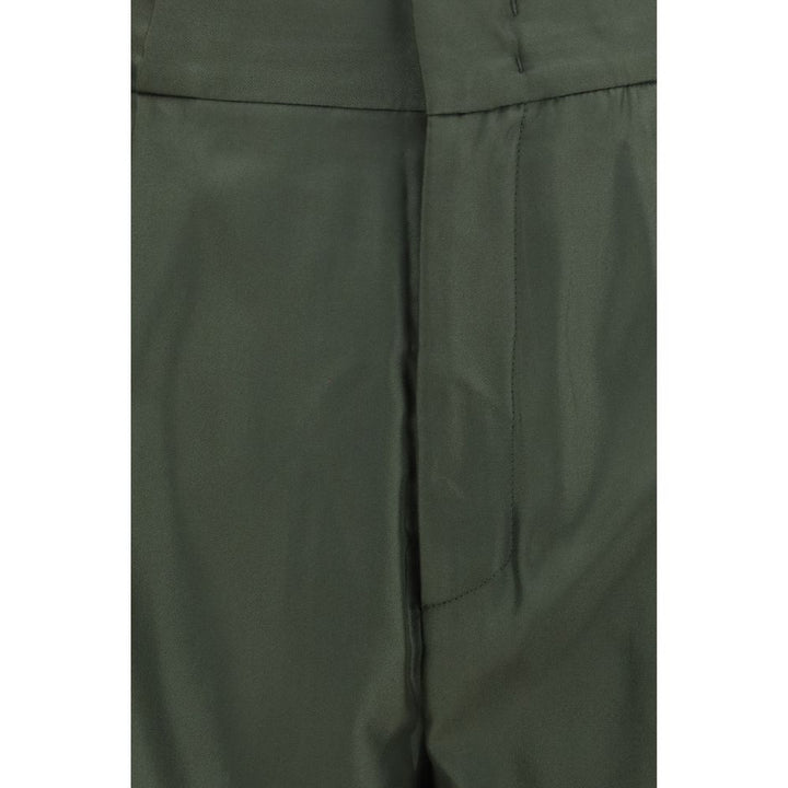 SA SU PHI Bicolor Silk Casual Pants