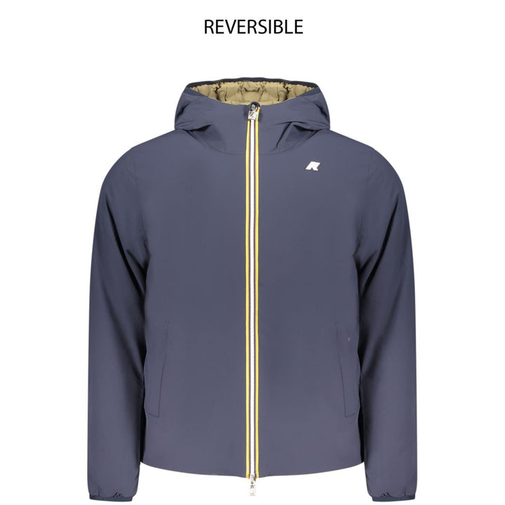 K-WAY Blue Nylon Men's Jacket