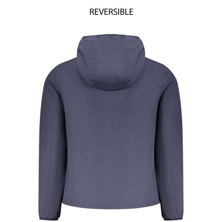 K-WAY Blue Nylon Men's Jacket