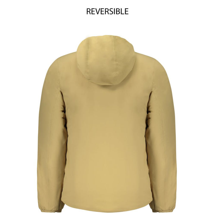 K-WAY Beige Nylon Men's Jacket