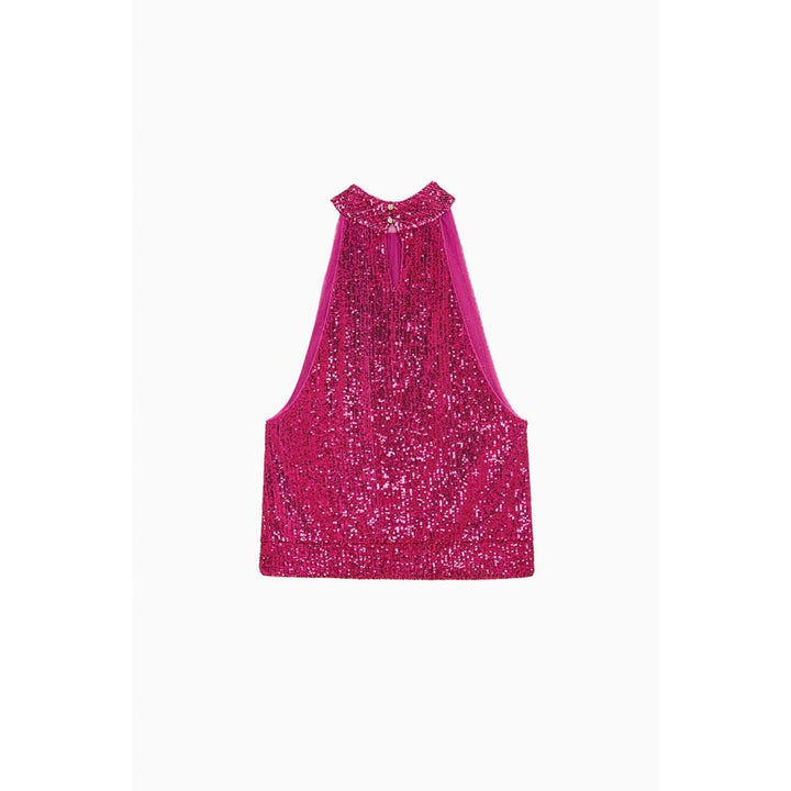 Patrizia Pepe Red Polyester Tank Tops