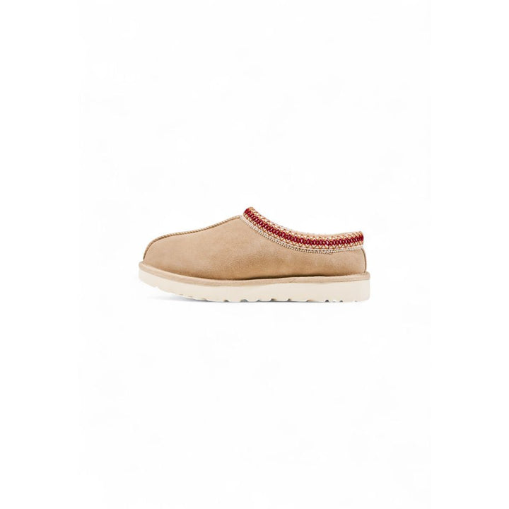 UGG Beige Leather Ankle Boots
