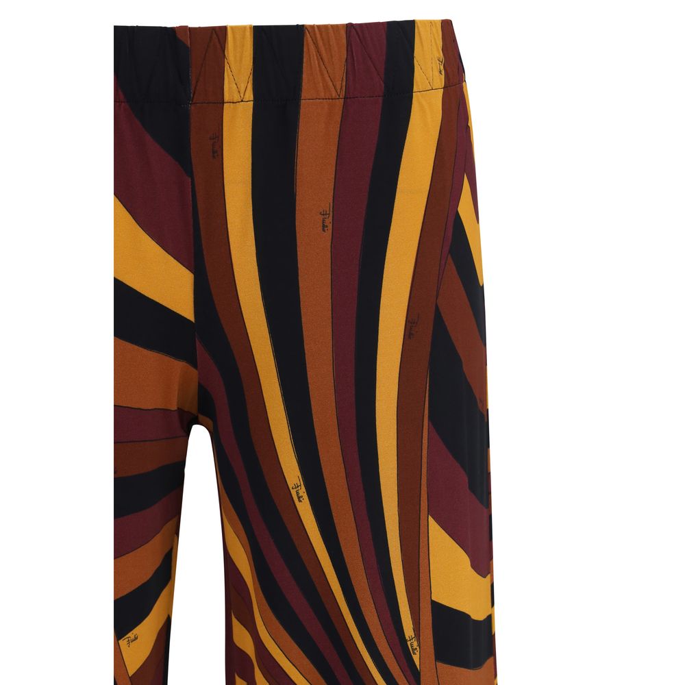 Emilio Pucci Multicolor Viscose Casual Pants
