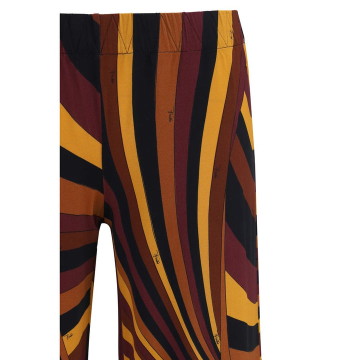 Emilio Pucci Multicolor Viscose Casual Pants