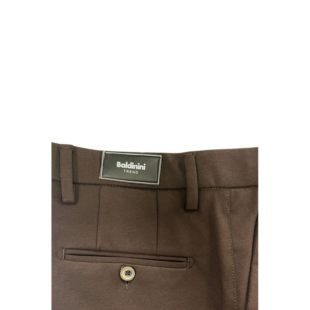 Baldinini Trend Brown Viscose Men Pants