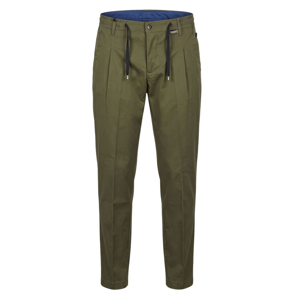 Baldinini Trend Green Cotton Men Pants