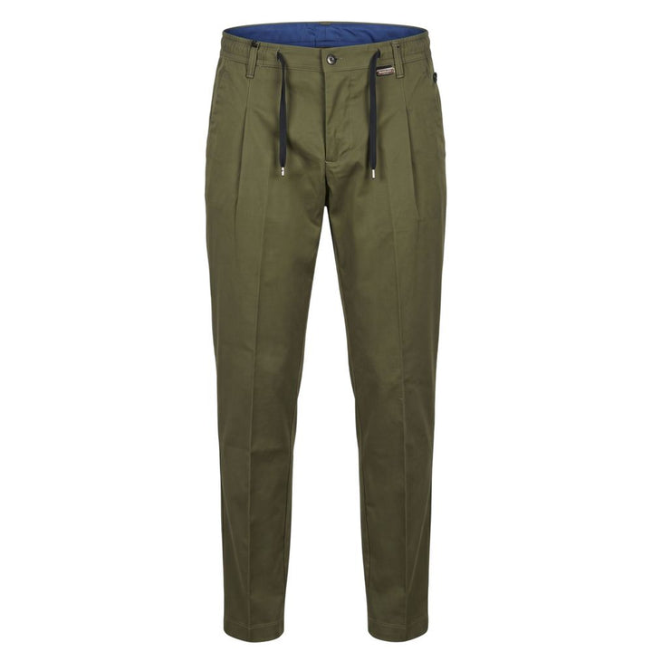 Baldinini Trend Green Cotton Men Pants
