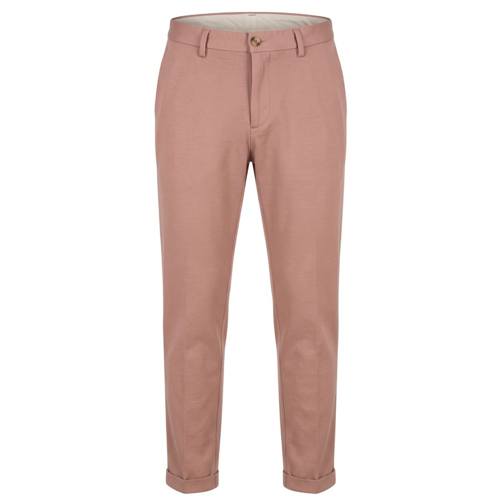 Baldinini Trend Pink Viscose Men Pant