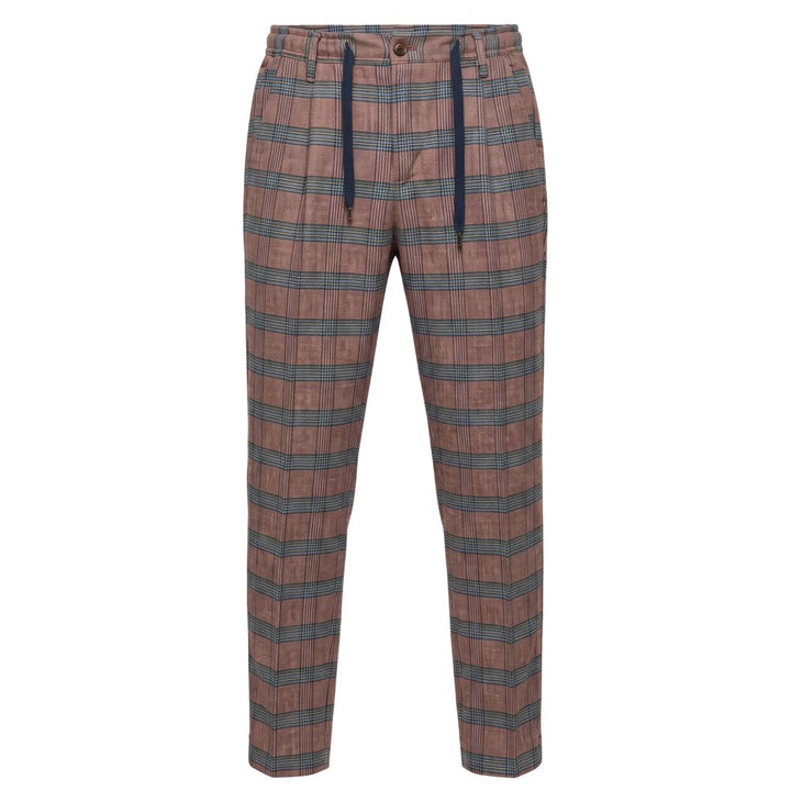 Baldinini Trend Red Cotton Men Pants