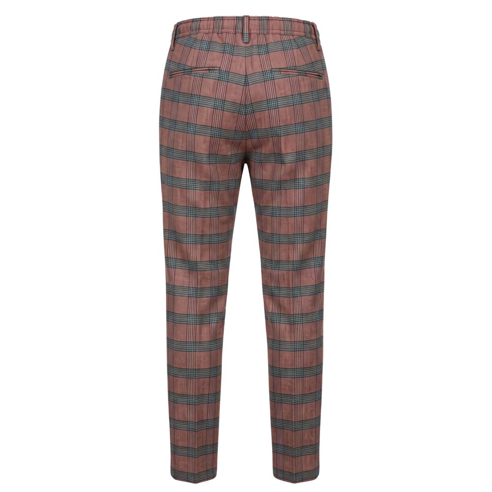 Baldinini Trend Red Cotton Men Pants