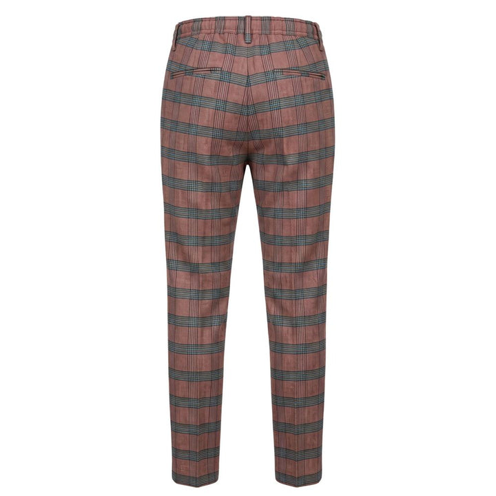 Baldinini Trend Red Cotton Men Pants