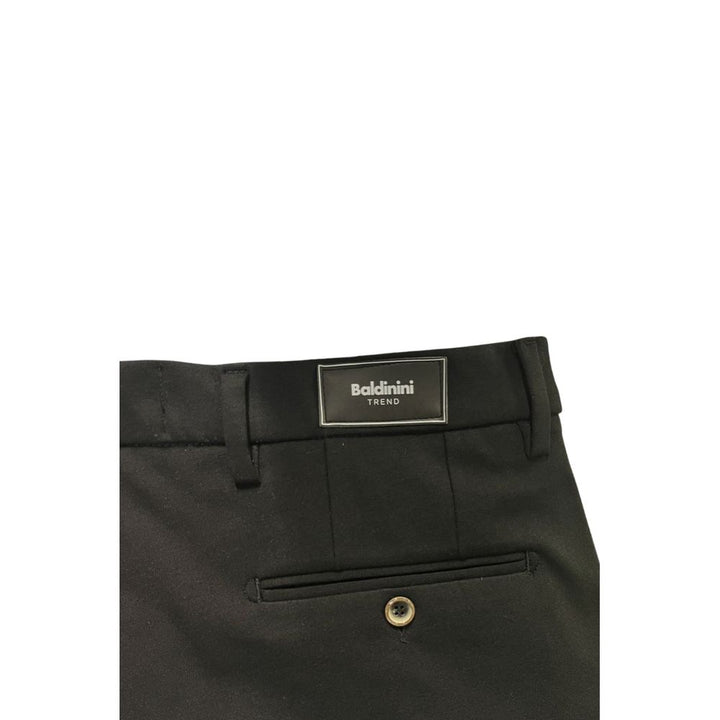 Baldinini Trend Black Viscose Men Pants