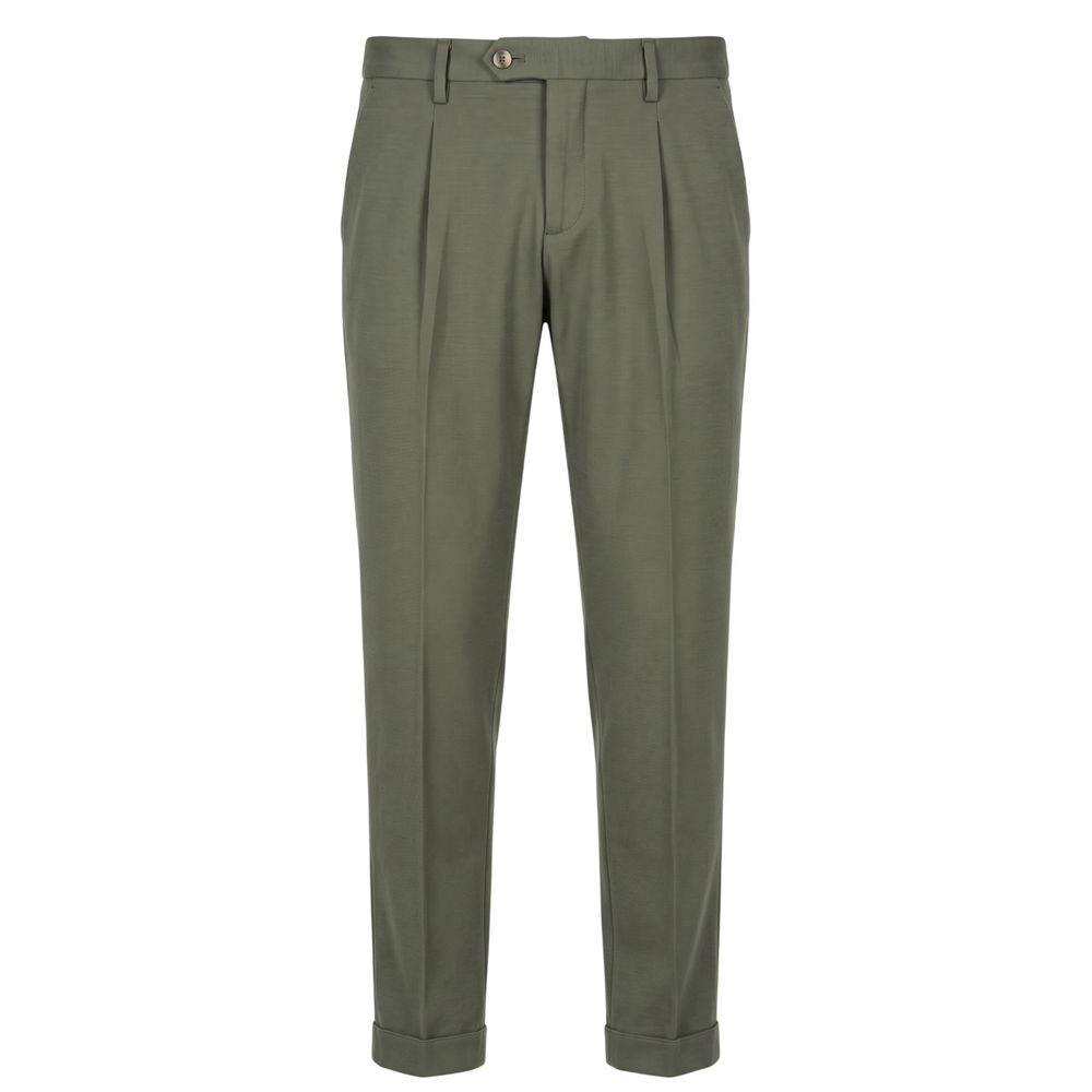 Baldinini Trend Green Viscose Men Pants