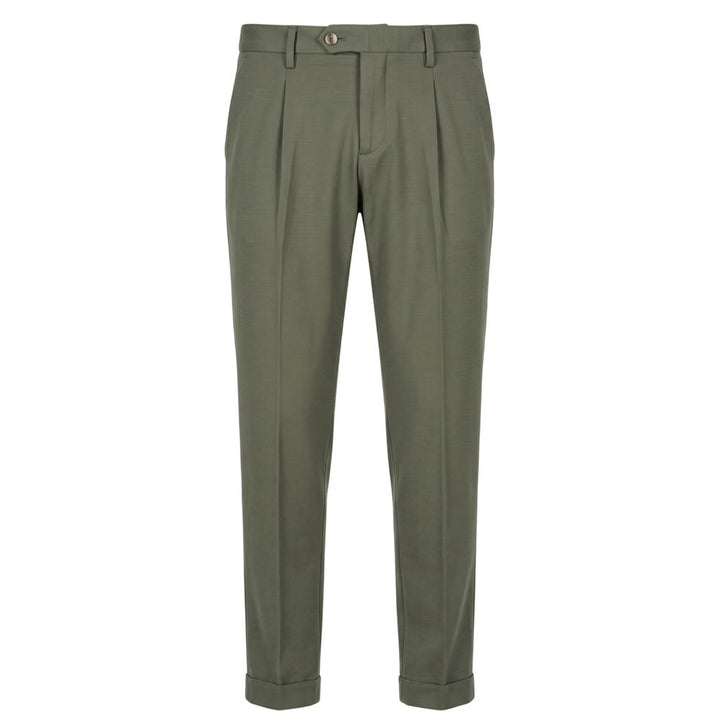 Baldinini Trend Green Viscose Men Pants