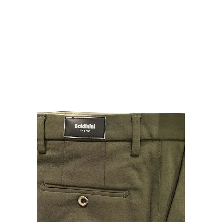 Baldinini Trend Green Viscose Men Pants