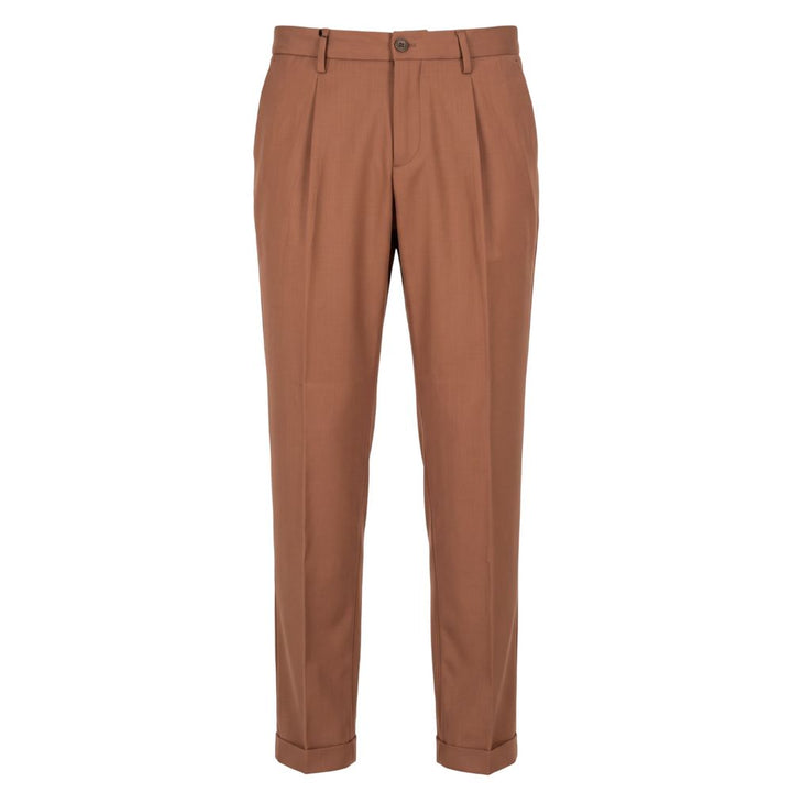 Baldinini Trend Brown Viscose Men Pants