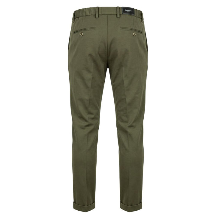 Baldinini Trend Green Viscose Men Pant