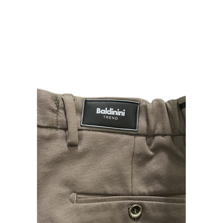 Baldinini Trend Grey Viscose Men Pant