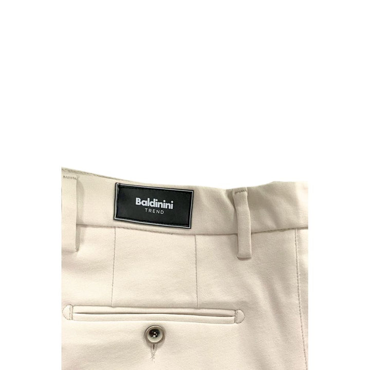 Baldinini Trend White Viscose Men Pants