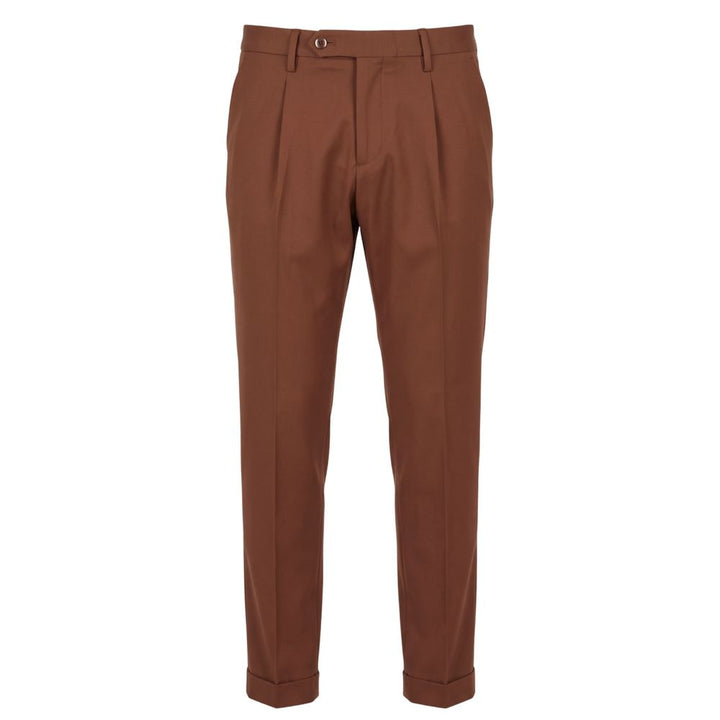 Baldinini Trend Brown Viscose Men's Pant