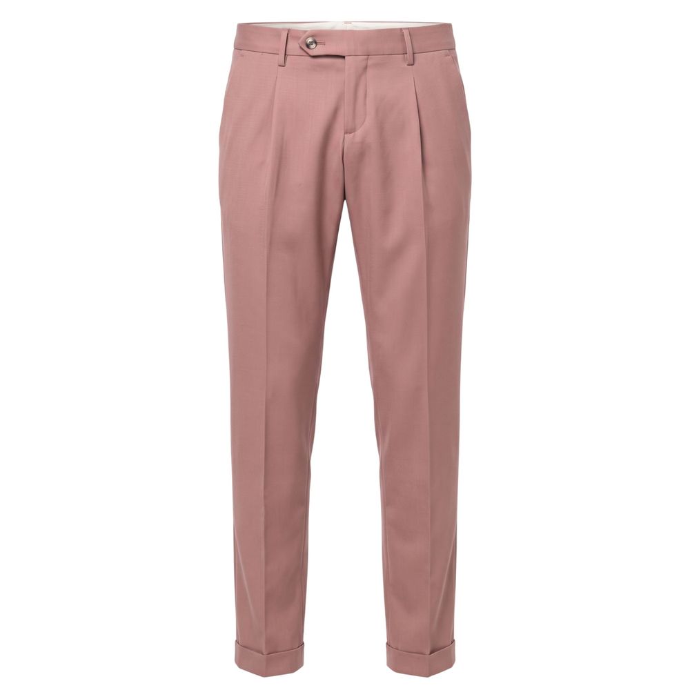 Baldinini Trend Pink Viscose Men Pant