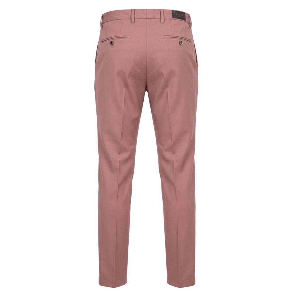 Baldinini Trend Pink Viscose Men Pant