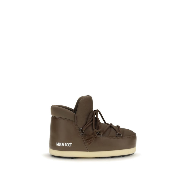 Moon Boot Brown Polyester Lace-Up Boots
