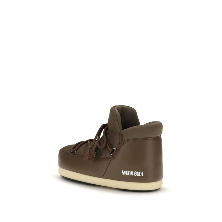 Moon Boot Brown Polyester Lace-Up Boots