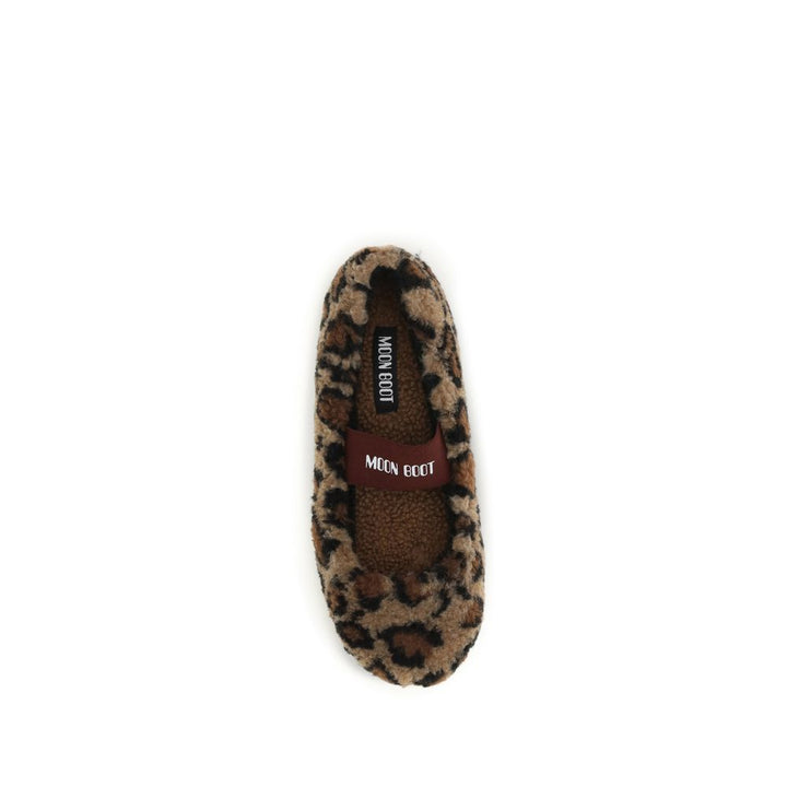 Moon Boot Brown Polyester Ballet Flats