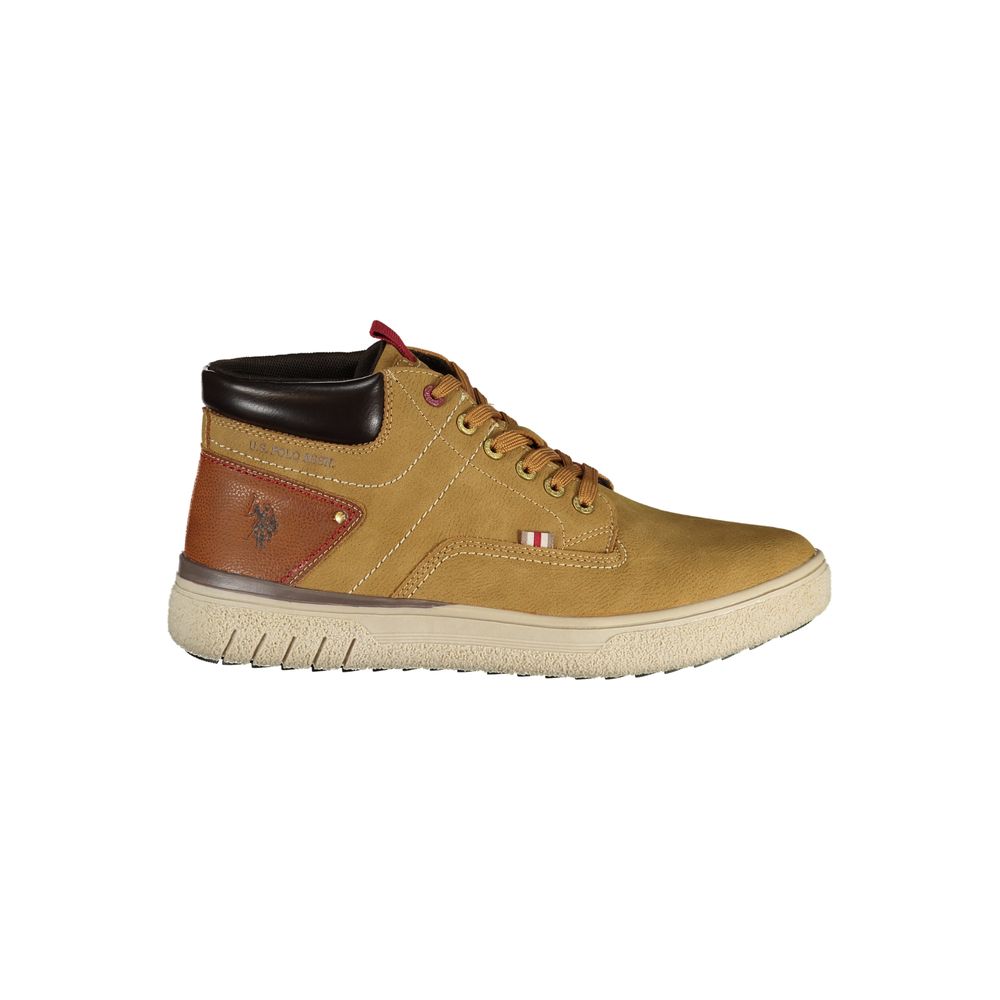 U.S. POLO ASSN. Brown Polyurethane Men's Sneaker
