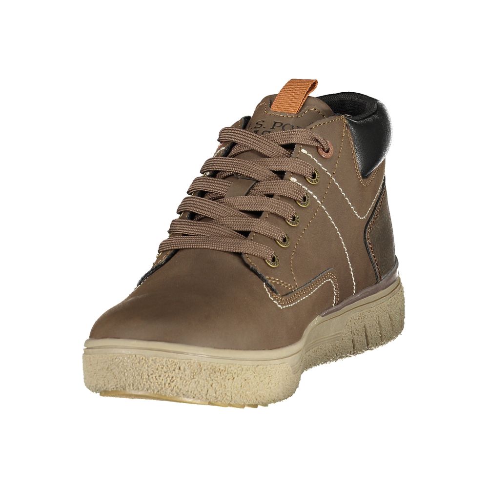 U.S. POLO ASSN. Brown Polyurethane Men's Sneaker