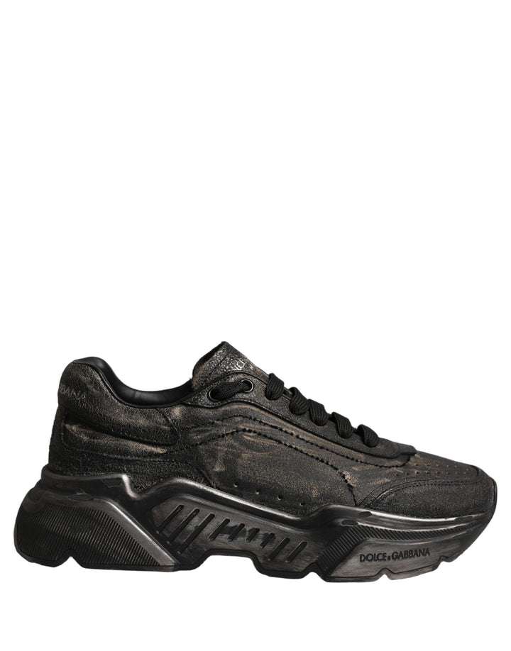 Dolce & Gabbana Black Daymaster Low Top Sneakers Shoes