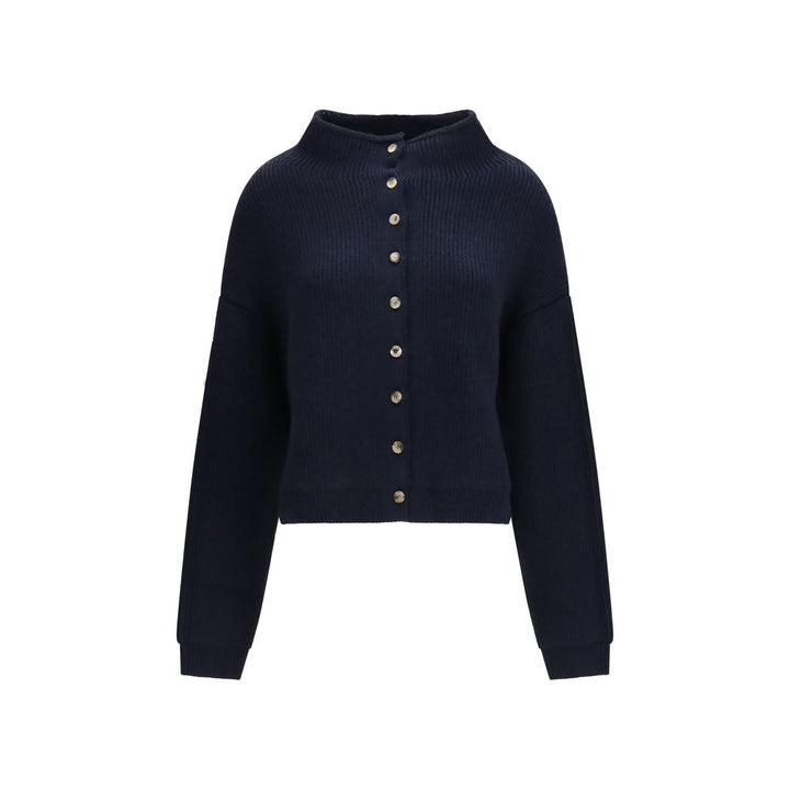 Khaite Blue Cashmere Cardigan