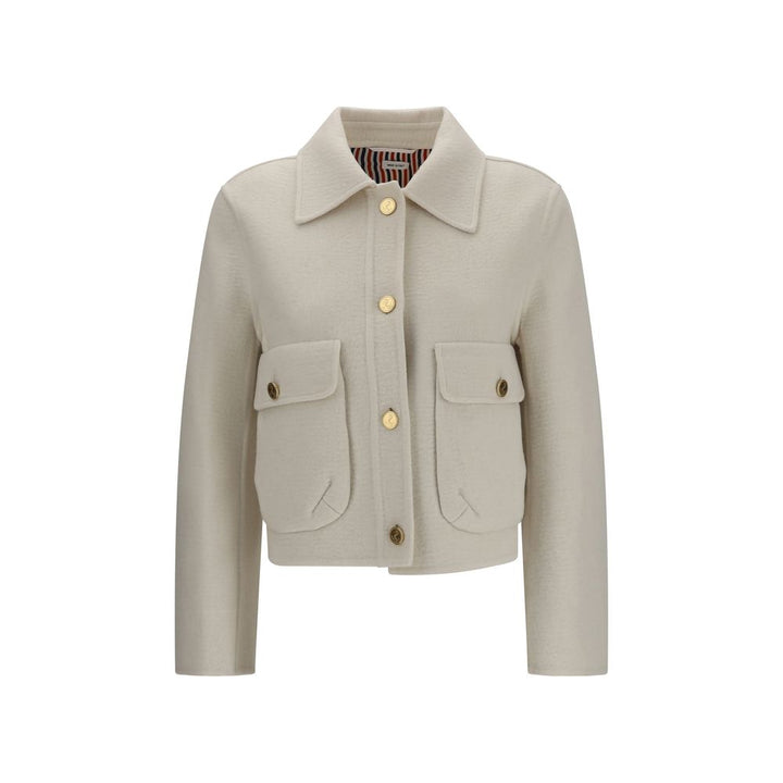 Thom Browne Beige Wool Oves Aries Jacket