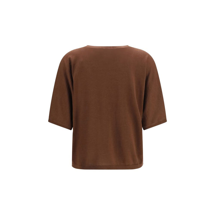 Brunello Cucinelli Brown Cashmere Sweatshirt
