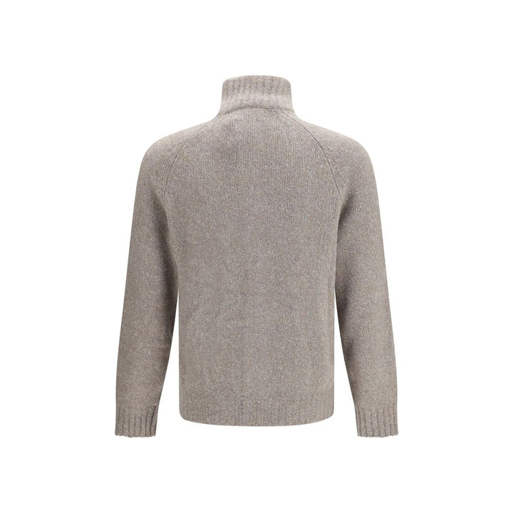 Brunello Cucinelli Gray Wool Oves Aries Cardigan
