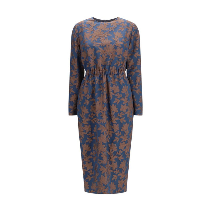 Sara Roka Multicolor Polyester Cocktail Dress