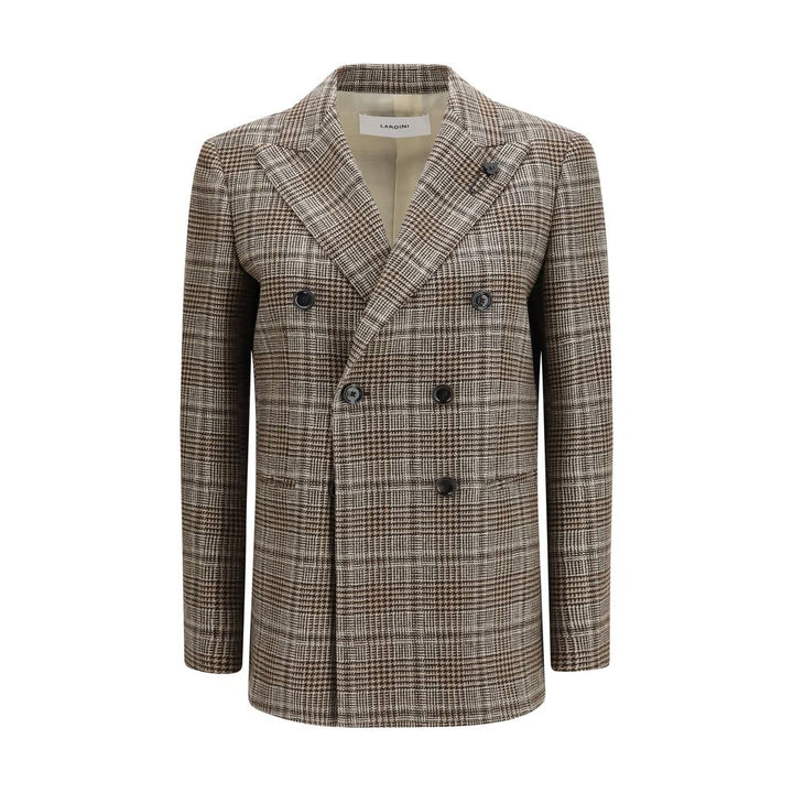 Lardini Brown Wool Oves Aries Blazer